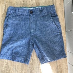Mini Boden chambray chino shorts
